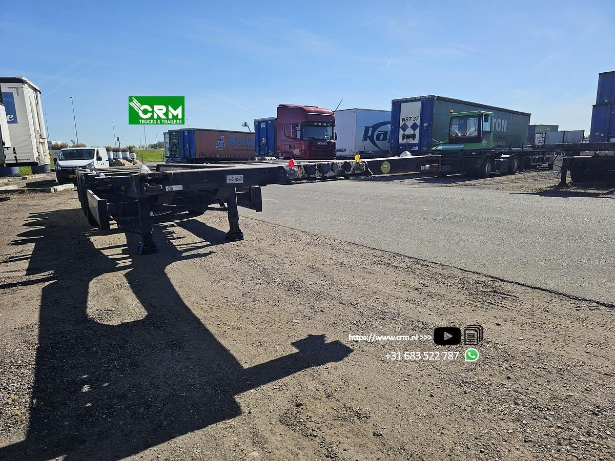 Krone SD| EXTENDIBLE CHASSIS 40 FT 2 X 20 FT | BPW DRU