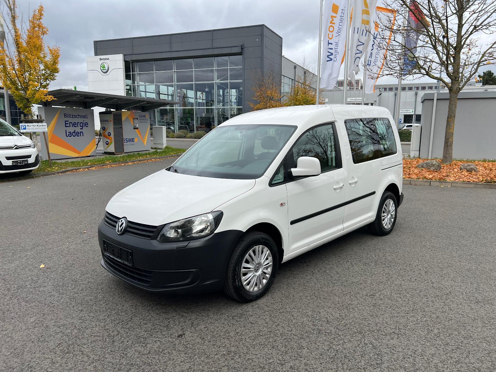 Volkswagen Caddy 2.0 CNG Erdgas*Klima*SzHz*Led.Lenk*PDC*1Hd