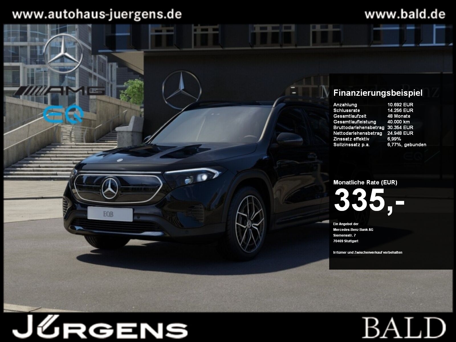 Mercedes-Benz EQB 300 4MATIC Progressive Night Cam LED Kam