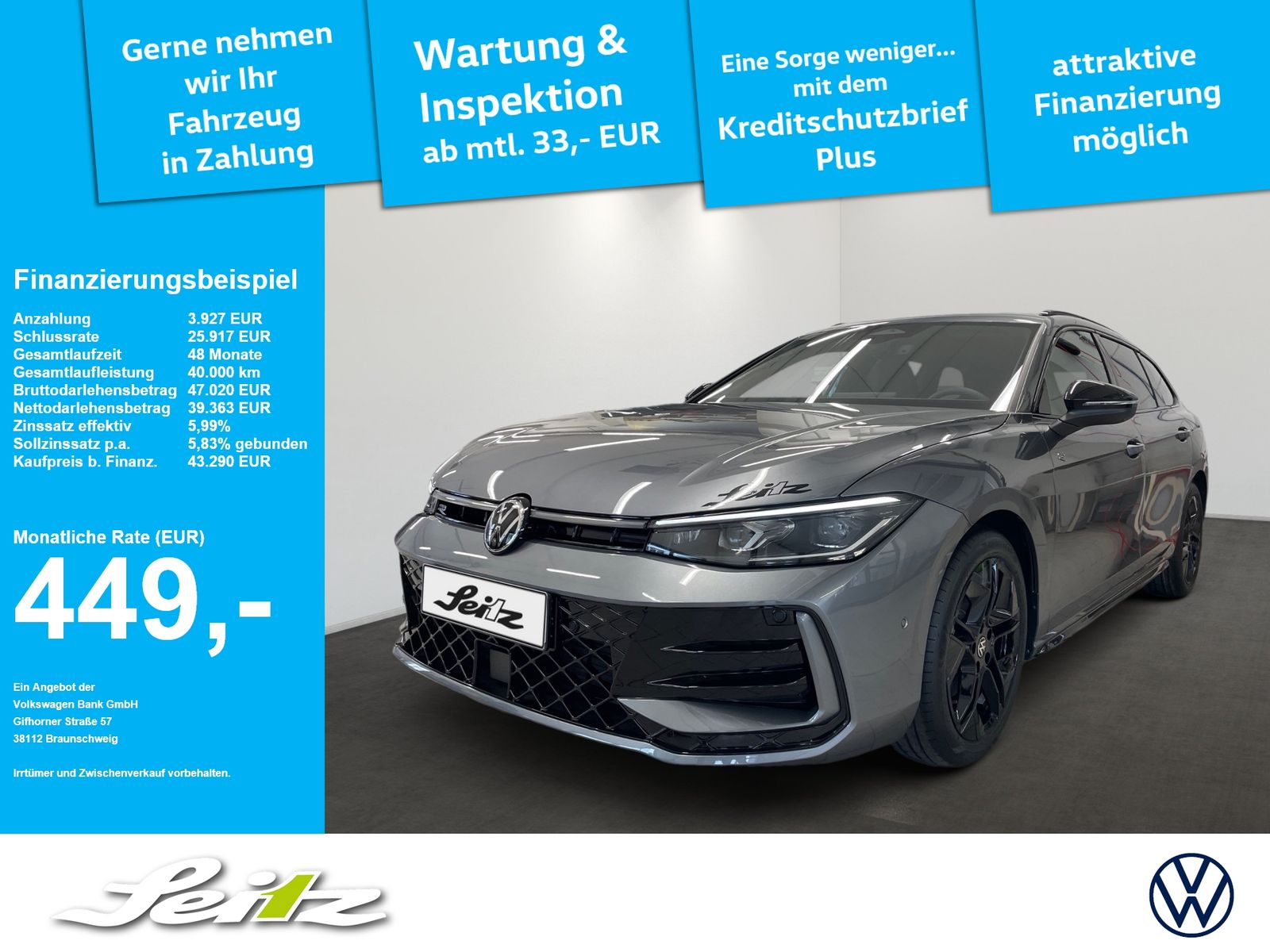 Volkswagen Passat Variant 2.0 TDI R-line AHK HEAD-UP MATRI foto 1