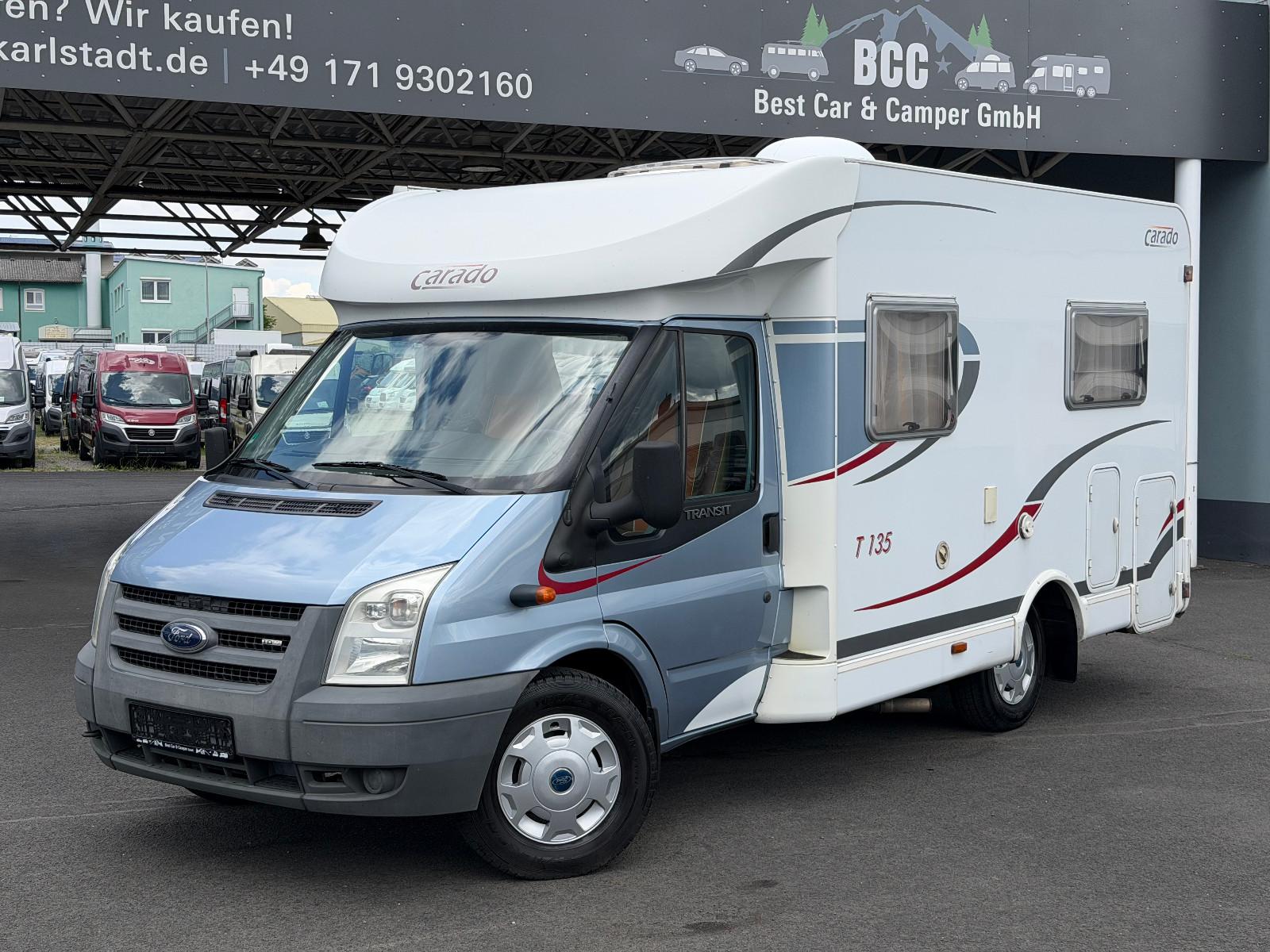 Carado T135 Ford 2.2TDCI-SAT+TV-AHK-Markise-Klima-Tempo