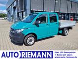 Volkswagen T6.1 Pritsche Doka 6-Sitze TDI AHK - Volkswagen grün