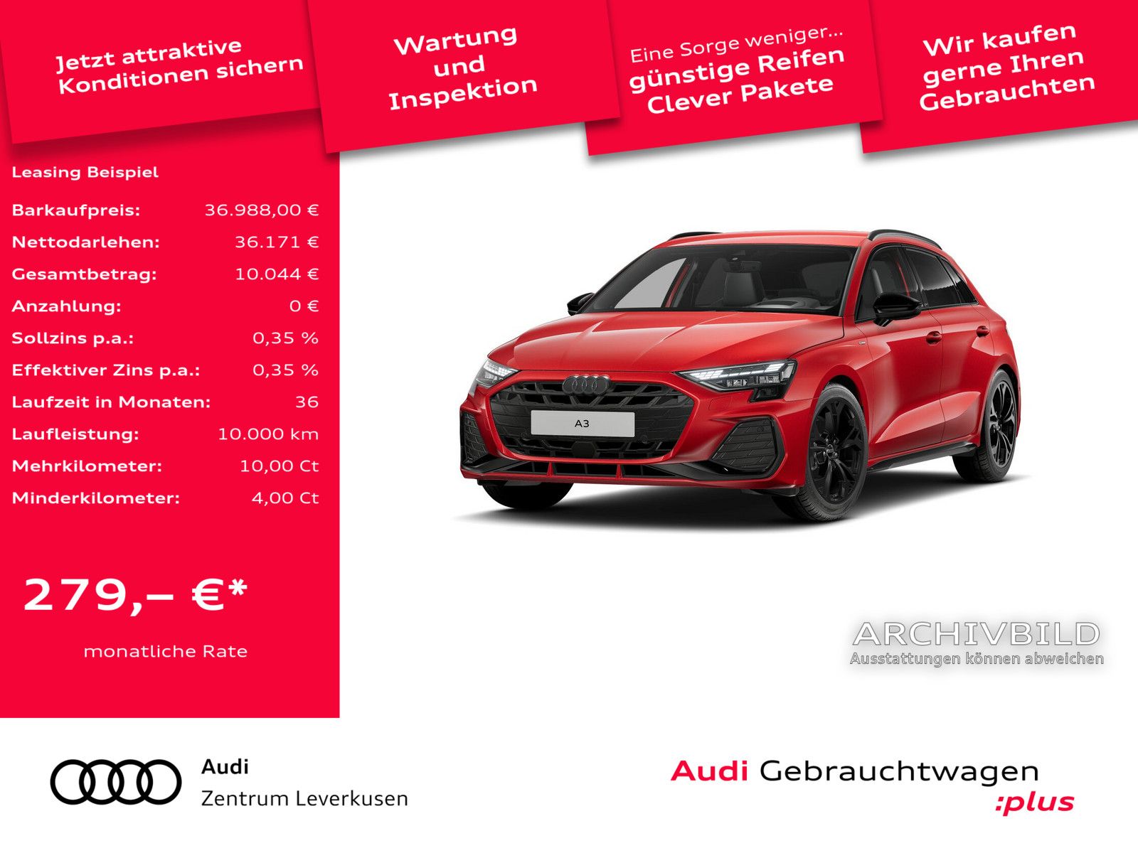 Audi A3 Sportback S line S-TRON ACC NAVI VIRT KAM SHZ