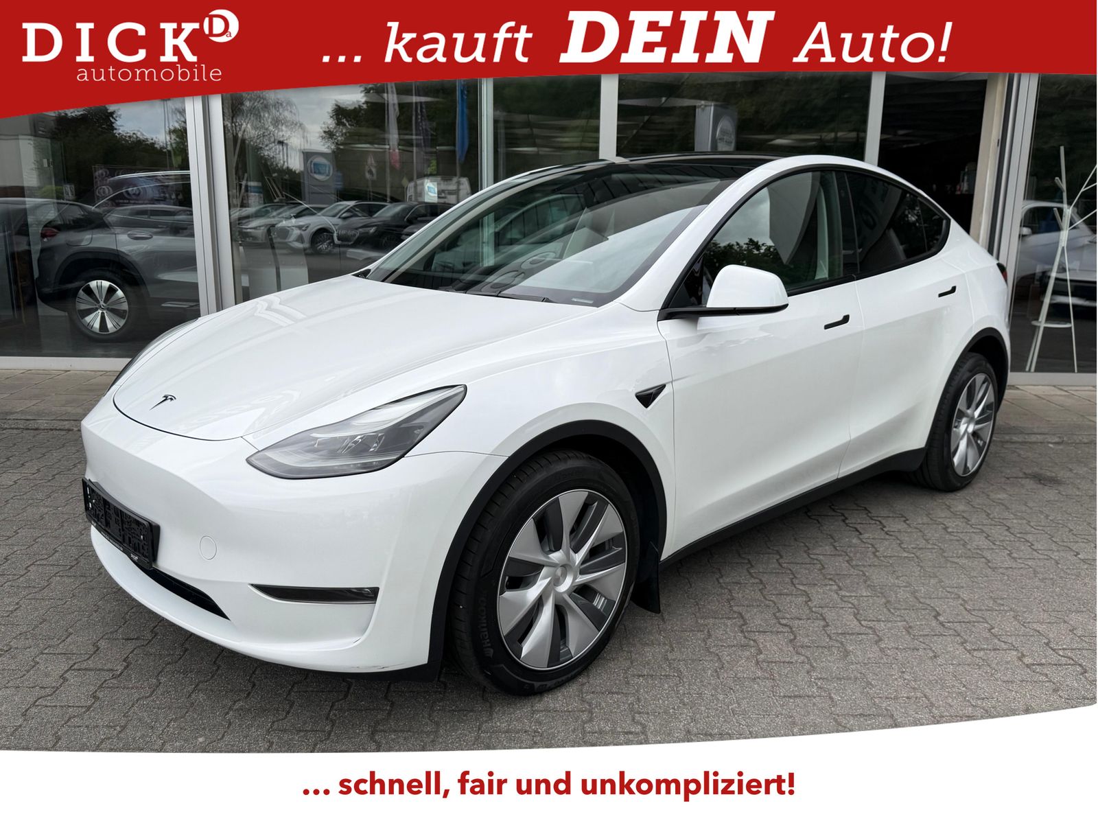 Fahrzeugabbildung Tesla Model Y LR Dual AWD PANO+STDHZ+NAVI+LED+ACC+19"+