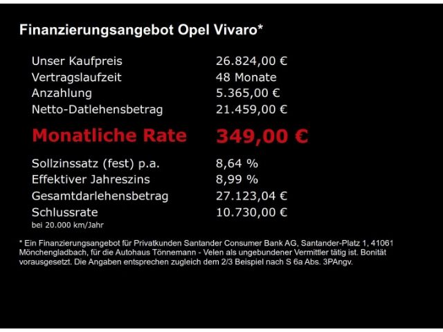 Vivaro C CARGO L CDTI+NAVI+SCHIEBETÜR+PARKPILOT+