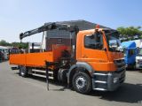 Mercedes-Benz 1833L Axor Pritsche + Kran,Greiferhydr.,HU 06/26 - Mercedes-Benz Axor 18