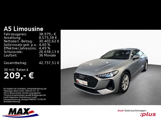 A5 Limousine TDI LED+KAMERA+VCP+PDC+ACC+MMI PLUS