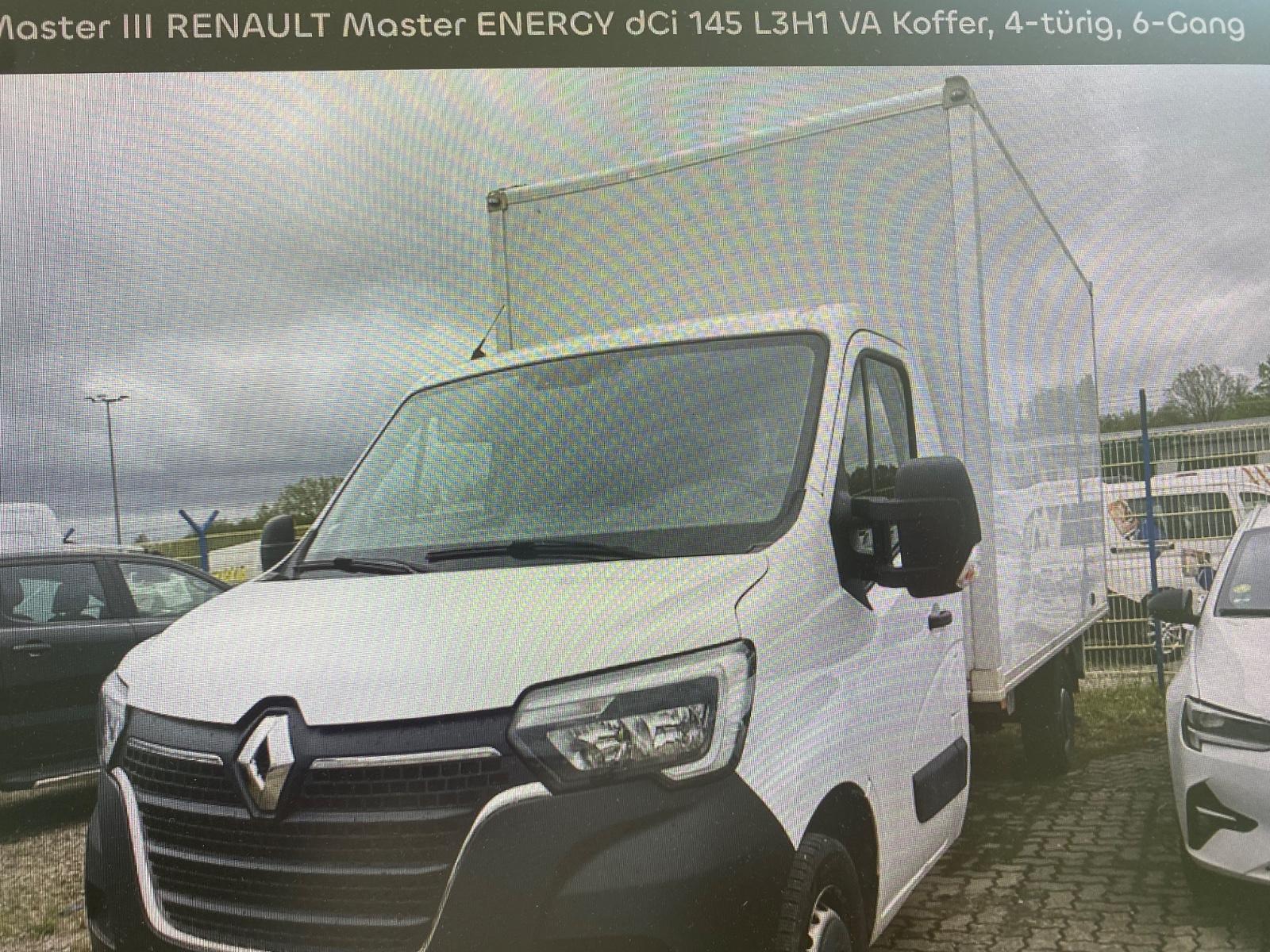 Renault RENAULT Master ENERGY dCi 145 L4,KOFFER,GARANTIE