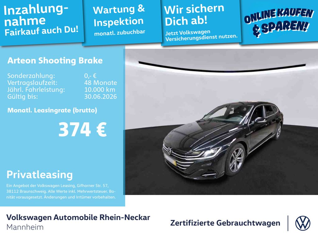 Arteon Shooting Brake 2.0 TSI R-Line Kamera Navi