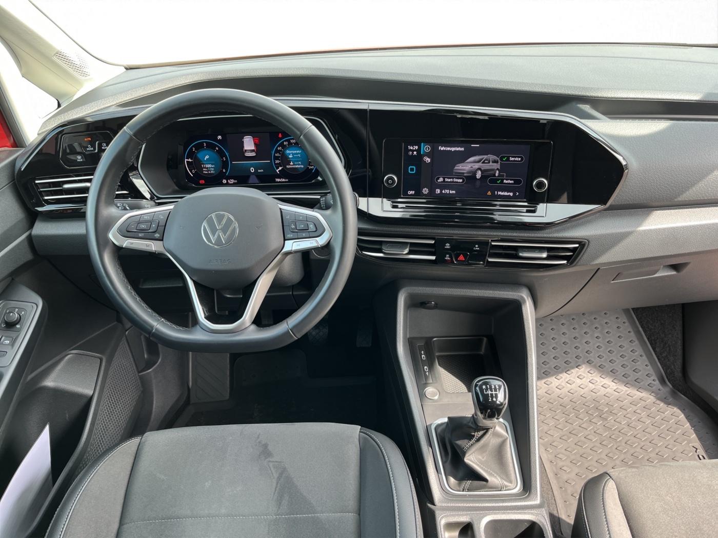 Volkswagen Caddy 2.0 TDI Style Klima LED DAB, миниатюра 9
