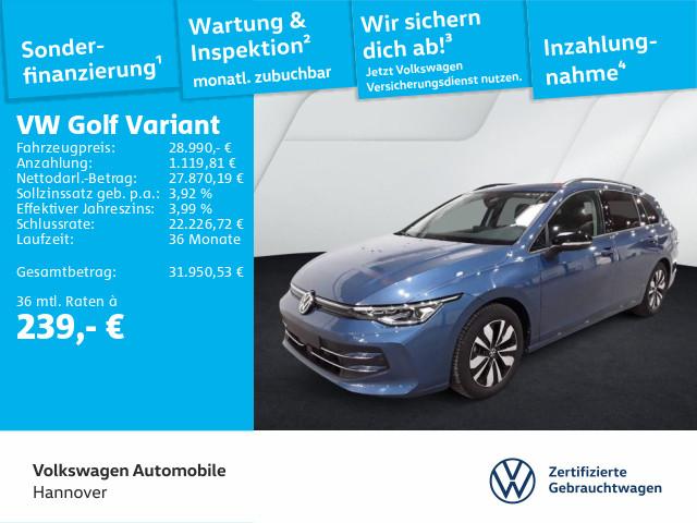 Volkswagen Golf VIII Variant 1.5 eTSI DSG Goal Navi AHK LED