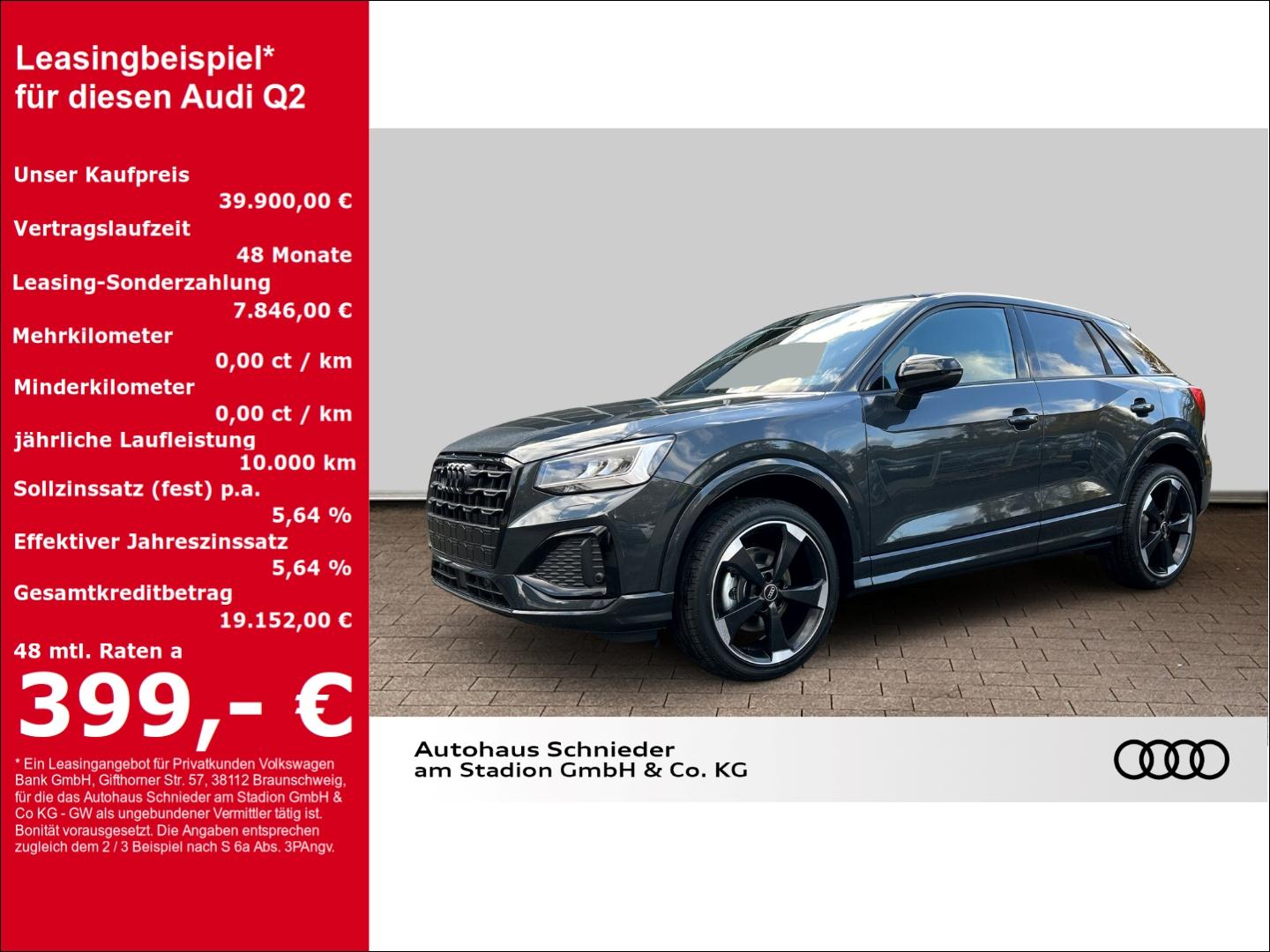 Audi Q2 ADVANCED 35 TFSI S tronic+AHK+LEDER+LED+KAMER