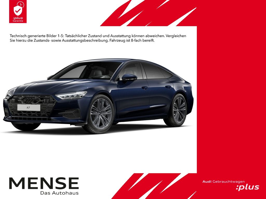 Abbildung Leasingangebot Audi A7 Sportback 50 TFSI e quattro S tronic AHK|HUD