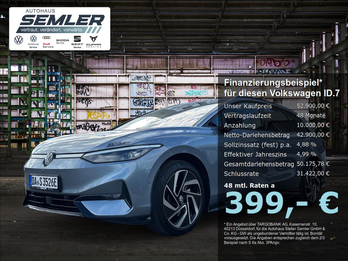 Volkswagen ID.7 Pro Tourer AHK 360° E-HKP HUD WP MATRIX NAV