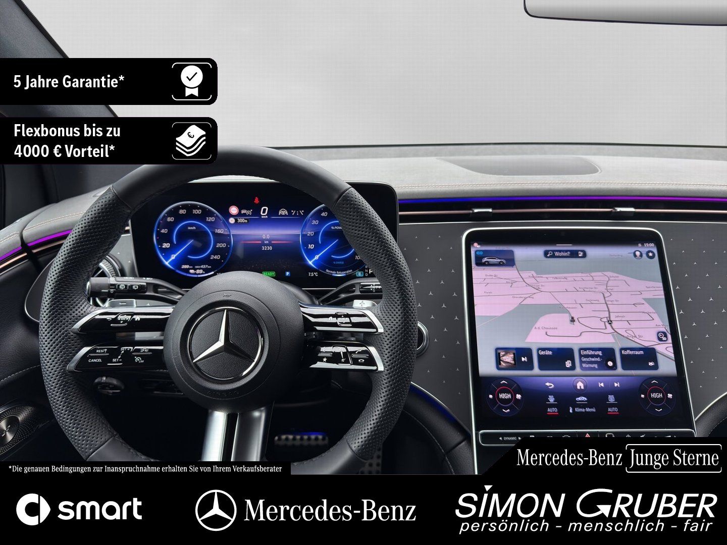 Fahrzeugabbildung Mercedes-Benz EQE 350 4M SUV AMG Pano Airmatic Leder AHK