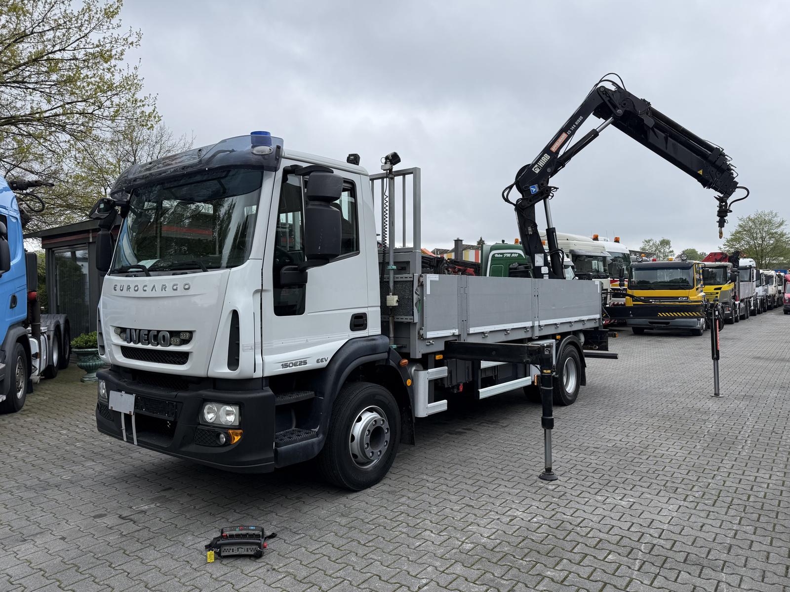 Iveco EuroCargo 150E25 Hiab 144-5 bis 19 Meter