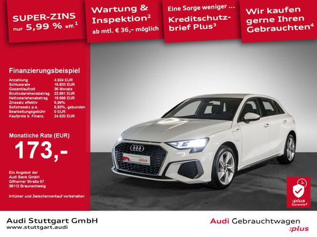 Audi A3 Sportback 40 TFSI e S line VirtCo plus GRA