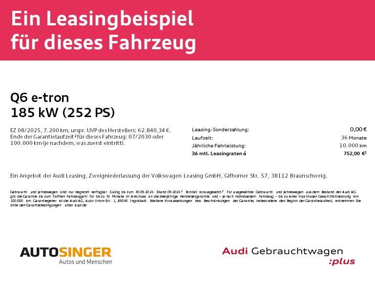 Audi Q6 e-tron AHK WÄRME 360 ACC SHZ NAVI foto 2