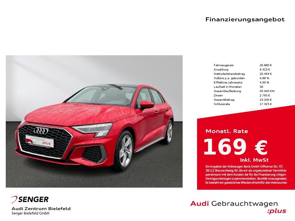 Audi A3 Sportback S line 35 TFSI MMI LED Panorama