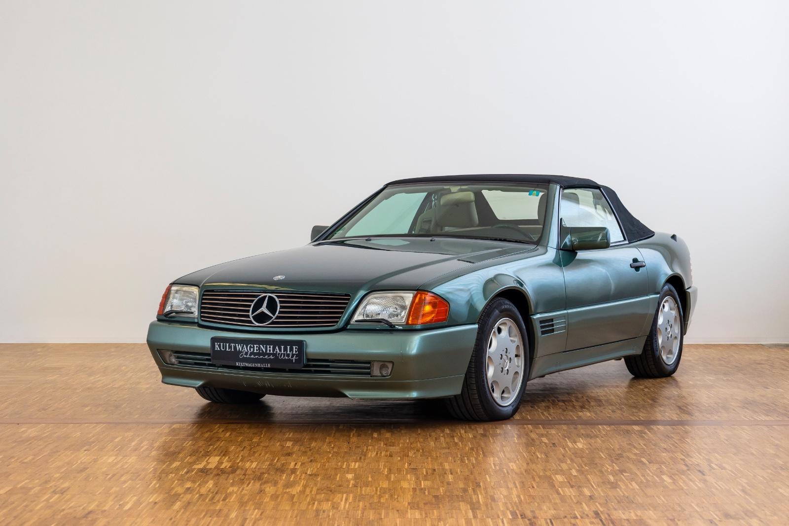 Mercedes-Benz 320 SL *1.Hand*Malachitgrün*Leder Beige*