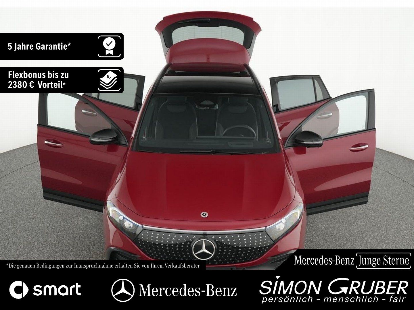 Fahrzeugabbildung Mercedes-Benz EQA 350 4M AMG Night Burm HUD Ambi Pano 360 AHK