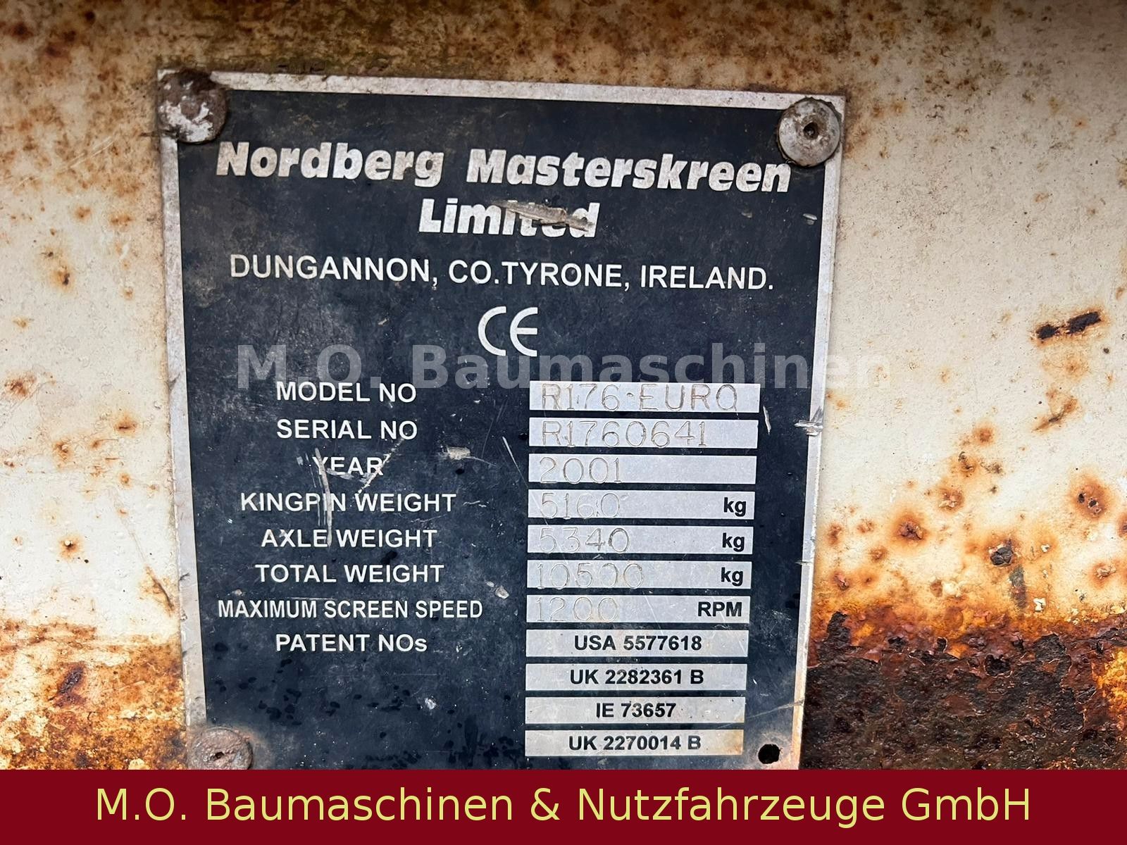Fahrzeugabbildung Other Nordberg Mobile Siebanlage Masterskreen Limited
