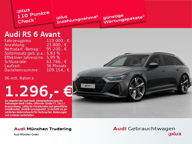 Audi RS 6 Avant 4.0 TFSI qu. Dynamik-Paket+ Pano Matr