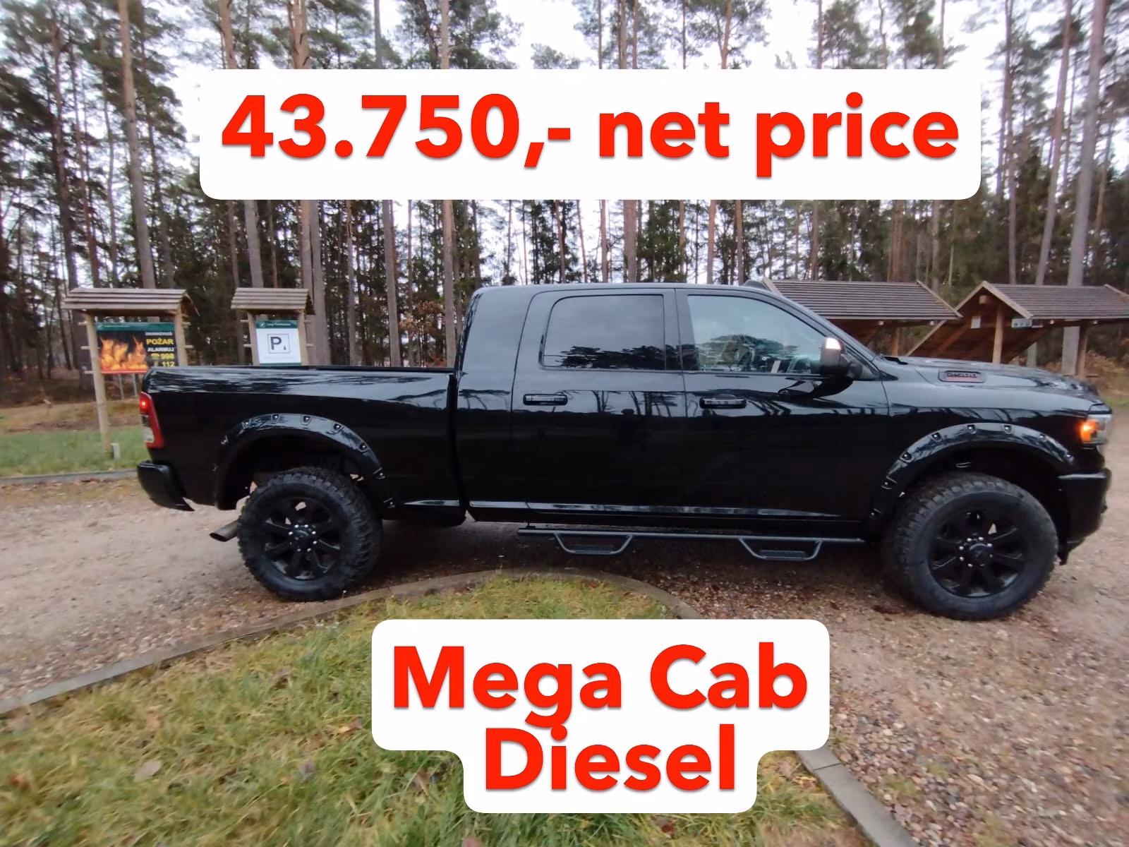 Dodge RAM 2500 MEGA CAB, 4X4, 6,7, 370KM LEDER