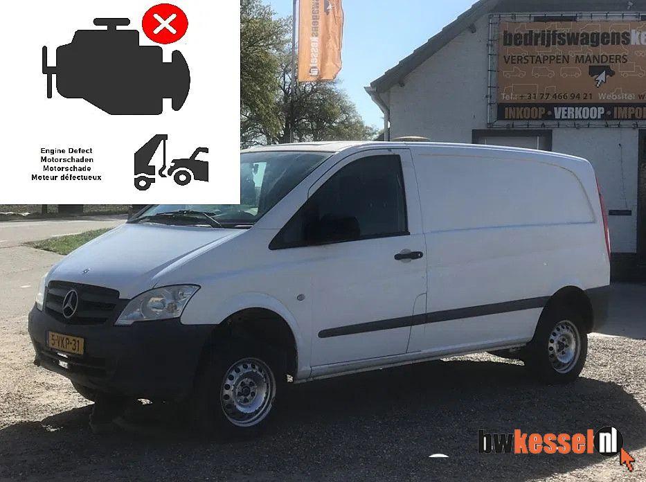 Mercedes-Benz Vito 113 CDI 4x4 AWD 4WD euro 5 motorschade