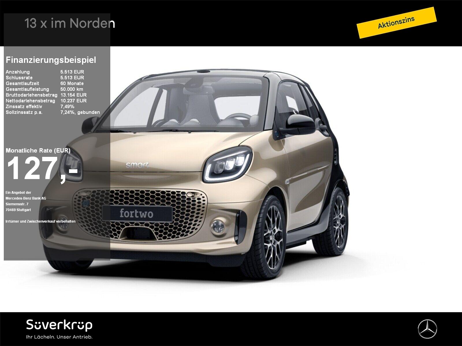 Smart EQ fortwo cabrio EXCLUSIVE 22KW KAMERA SPUR PDC