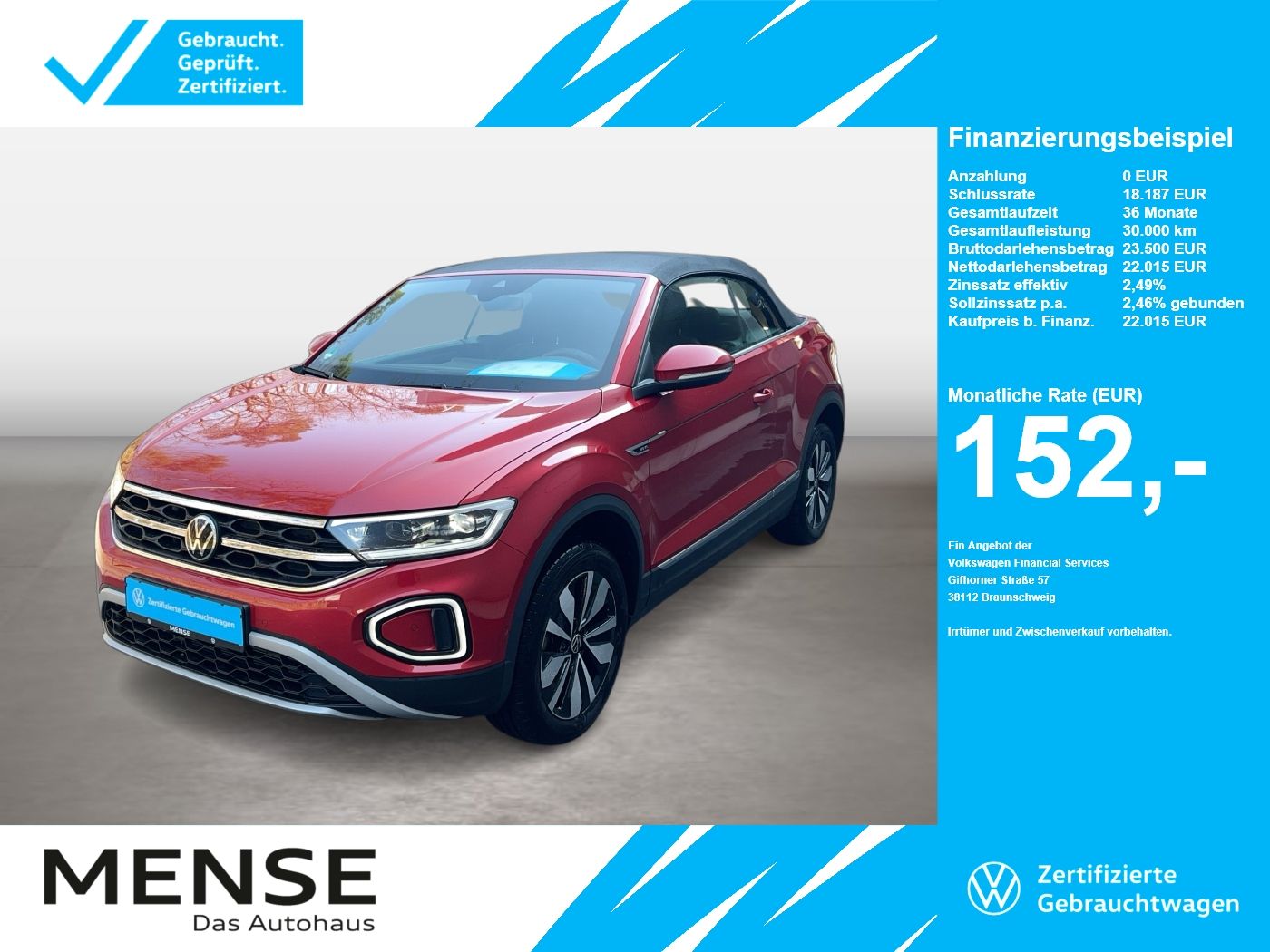 Volkswagen T-Roc Cabriolet 1.0 TSI Style MOVE CarPlay|ACC