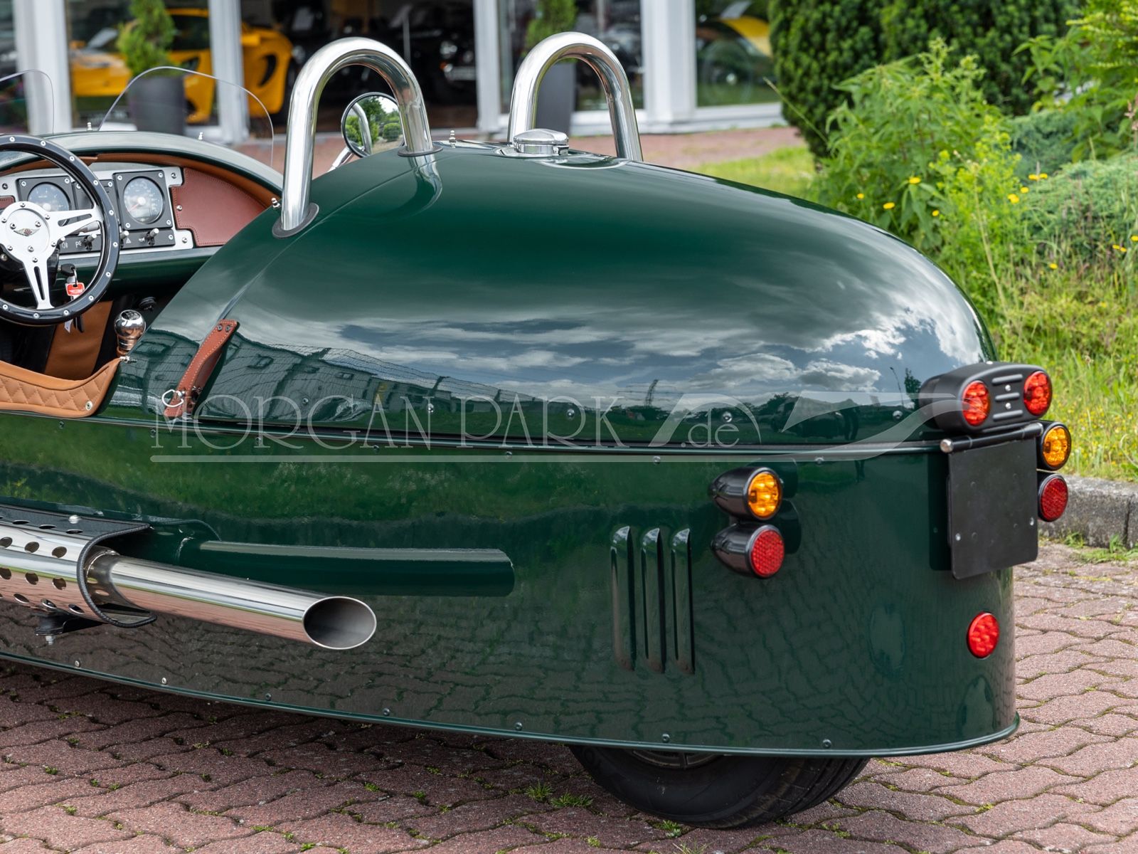 Fahrzeugabbildung Morgan 3 Wheeler *Sport Green / Honey / 110 Years*