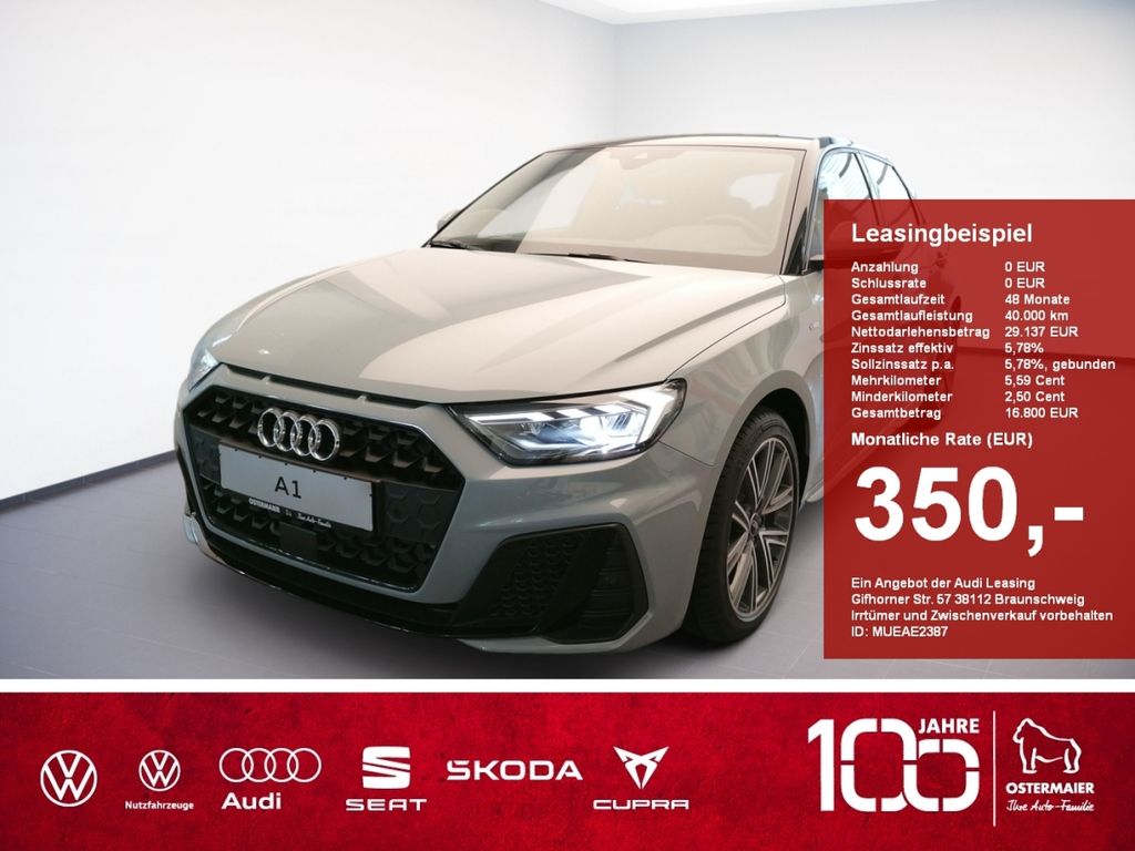 Audi A1 Sportback S line 30 TFSI S tronic PDC Sitzhzg