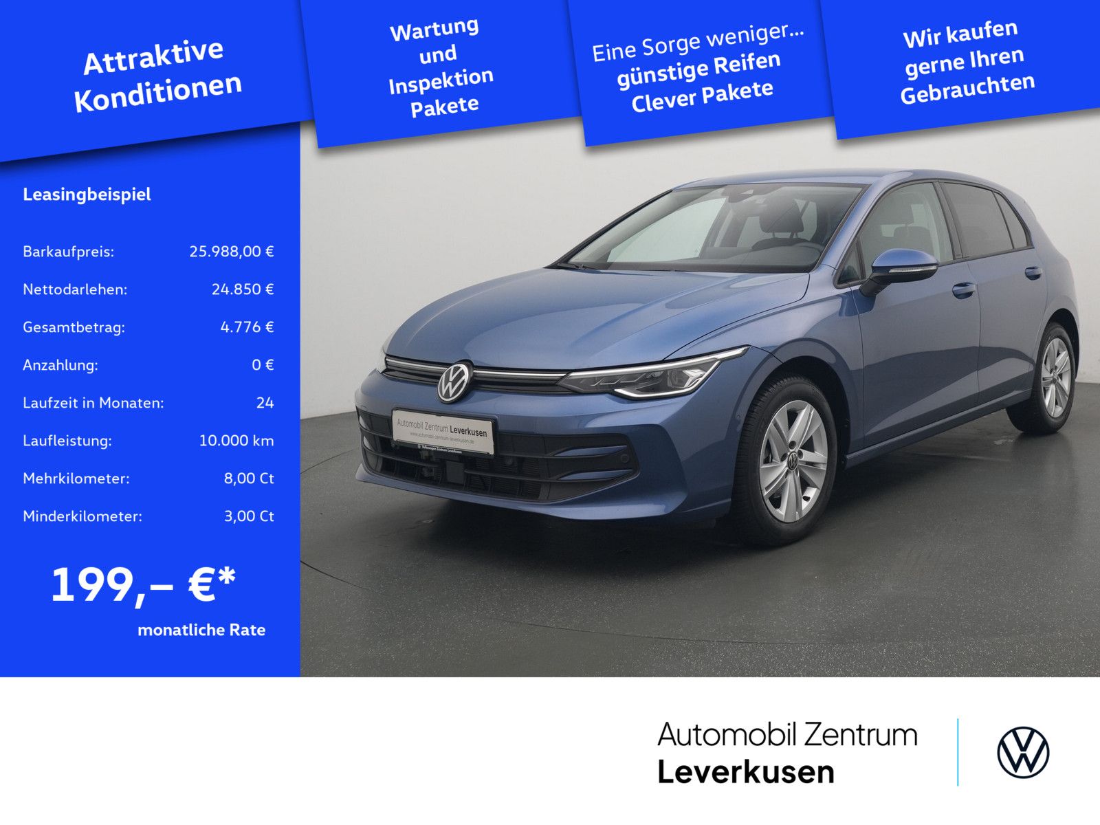 Volkswagen Golf VIII Life ACC KEYLESS VIRT KAM PORT NAVI