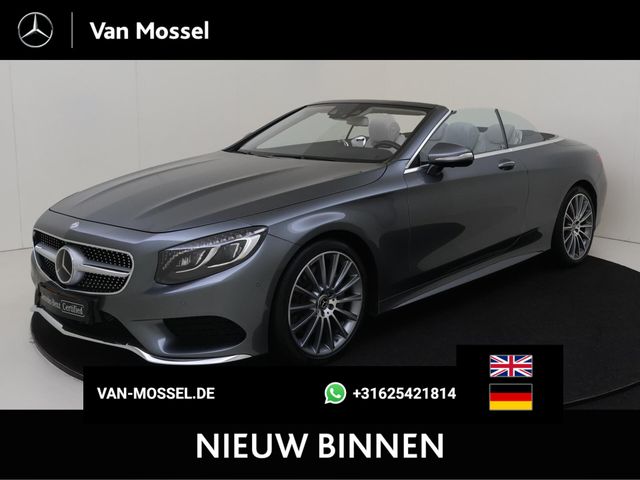 Mercedes-Benz S 500 Cabrio / AMG Line/ 20 inch/ Grijs leder/ S