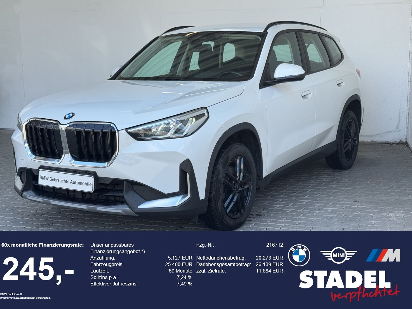 BMW BMW X1 sDrive18dA Navi.DriveAss.ParkAss.DAB