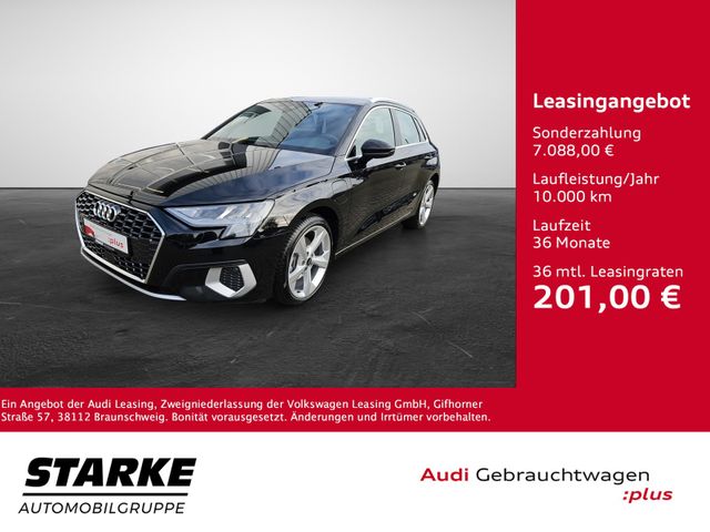 Audi A3 Sportback 40 TFSI e S tronic advanced NaviPlu