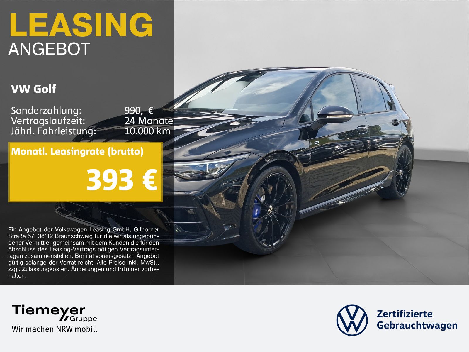 Volkswagen Golf R BLACK LEDER LM19 360° foto 1