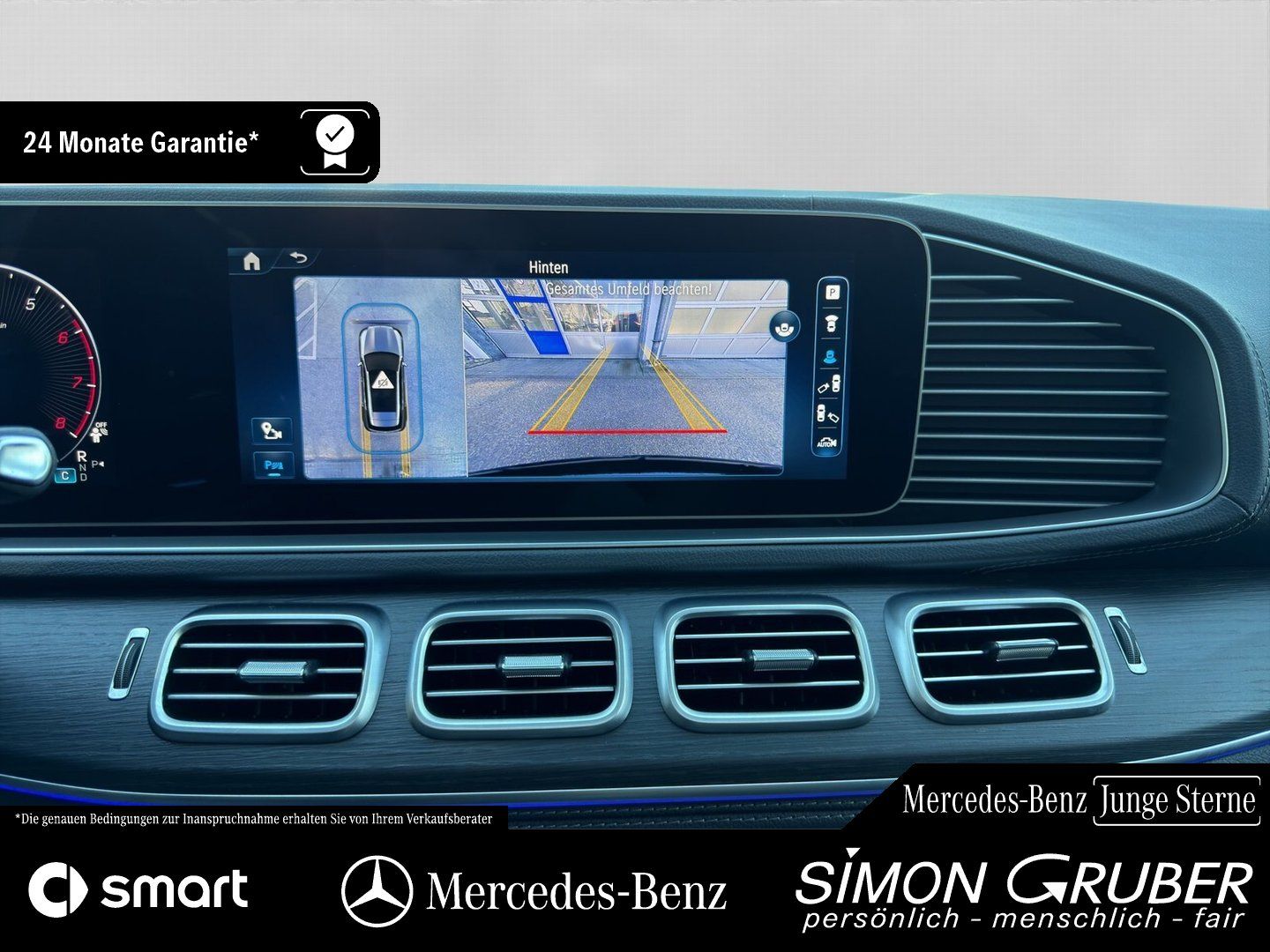 Fahrzeugabbildung Mercedes-Benz GLE 450 4M AMG Night Pano Standhzg Burm Airmatic
