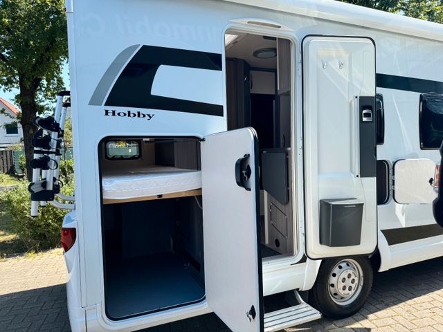 Hobby Optima on Tour T 65 HKM-Etagenbetten+E.Hubbett