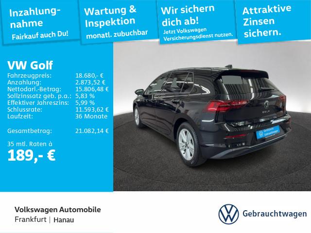 Volkswagen Golf VIII 1.5 TSI Life Navi IQ.LIGHT LED-Matri, миниатюра 22