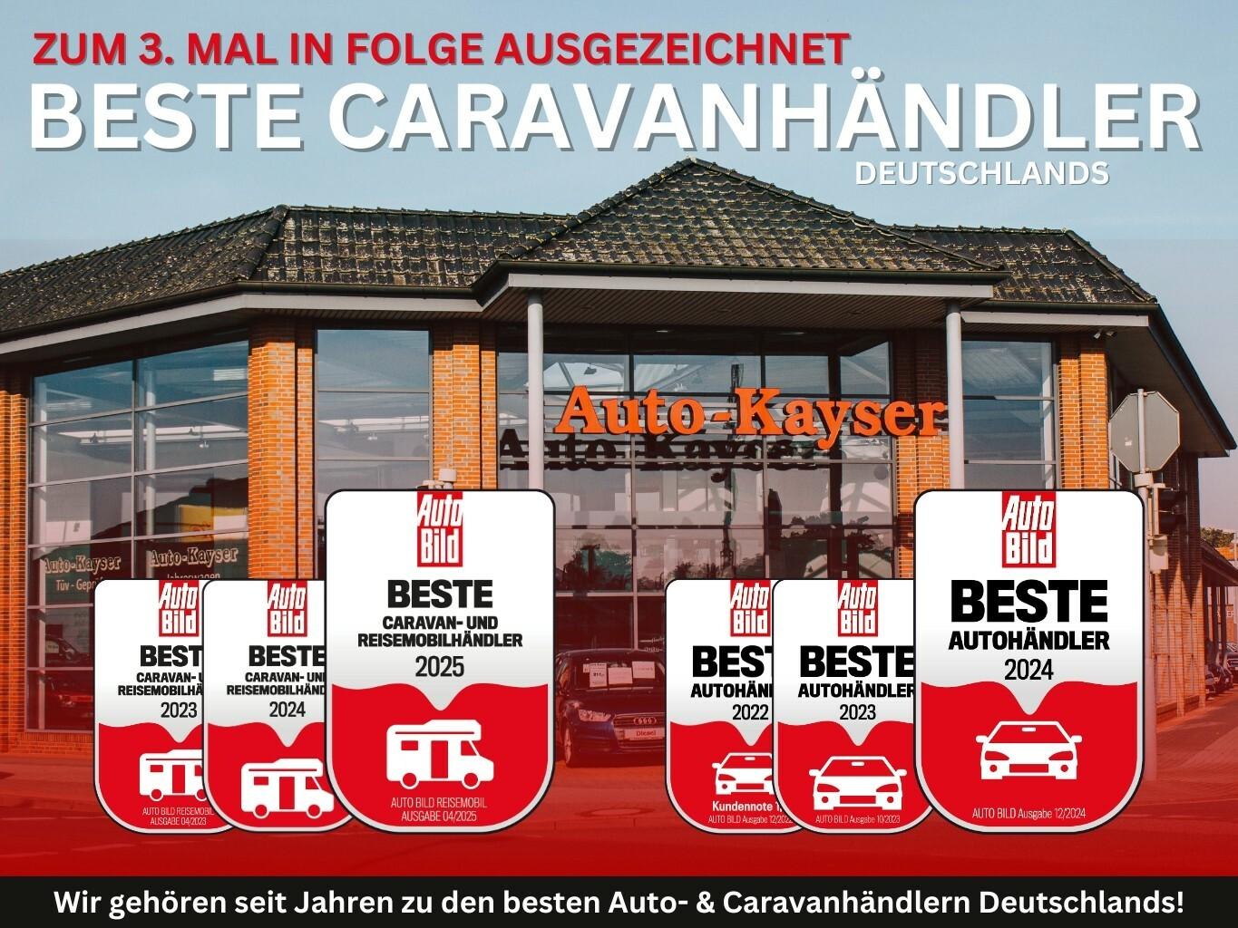 Dethleffs I6611 7m +Einzelbetten+Hubbett+TV+Markise