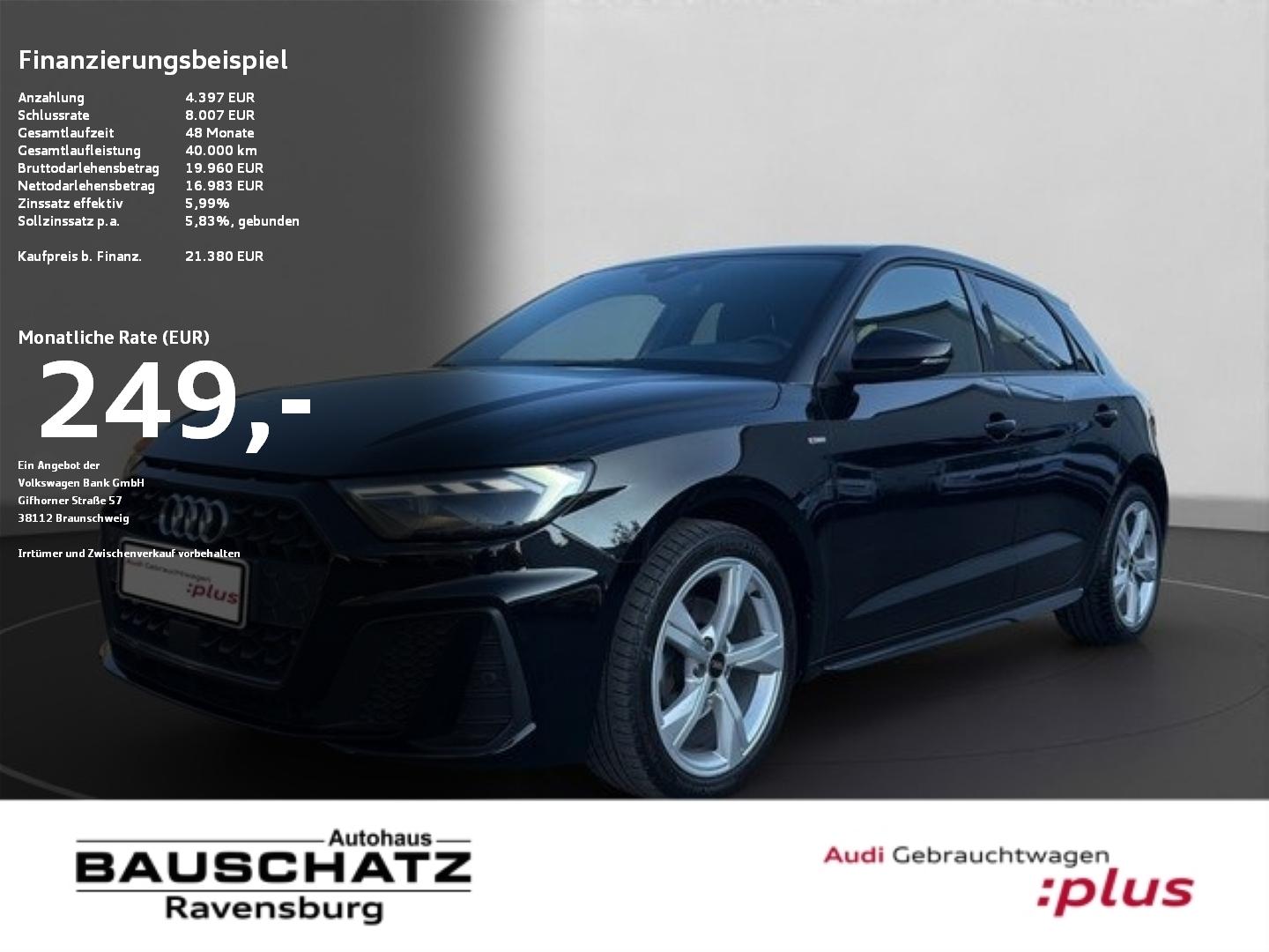 Audi A1 Sportback 35 TFSI S line *NAVI*LED*OPTIK*PDC*