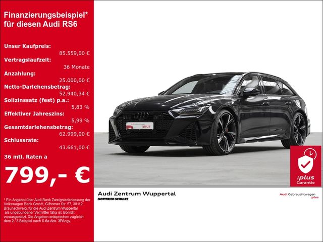 Audi RS6 Avant 4.0TFSI PANO AHK B&O STANDHZG GARANTIE