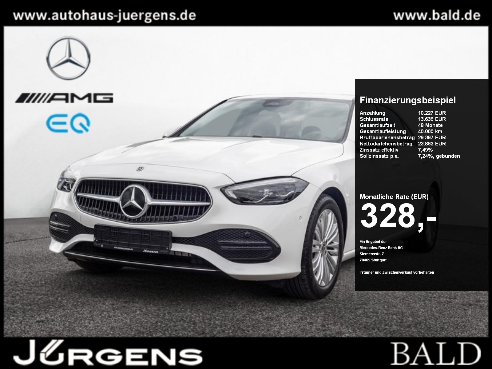 Mercedes-Benz C 180 Avantgarde/LED/Cam/AHK/Totw/Ambi/SHZ/17''