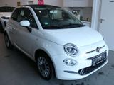 Fiat 500 Lounge*2.Hand*Klima*NAVI*Touch*Tempo*FS* - Fiat 500: Weiß, Cabrio