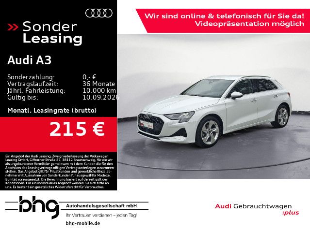 Abbildung Leasingangebot Audi A3 35 TFSI Sportback advanced