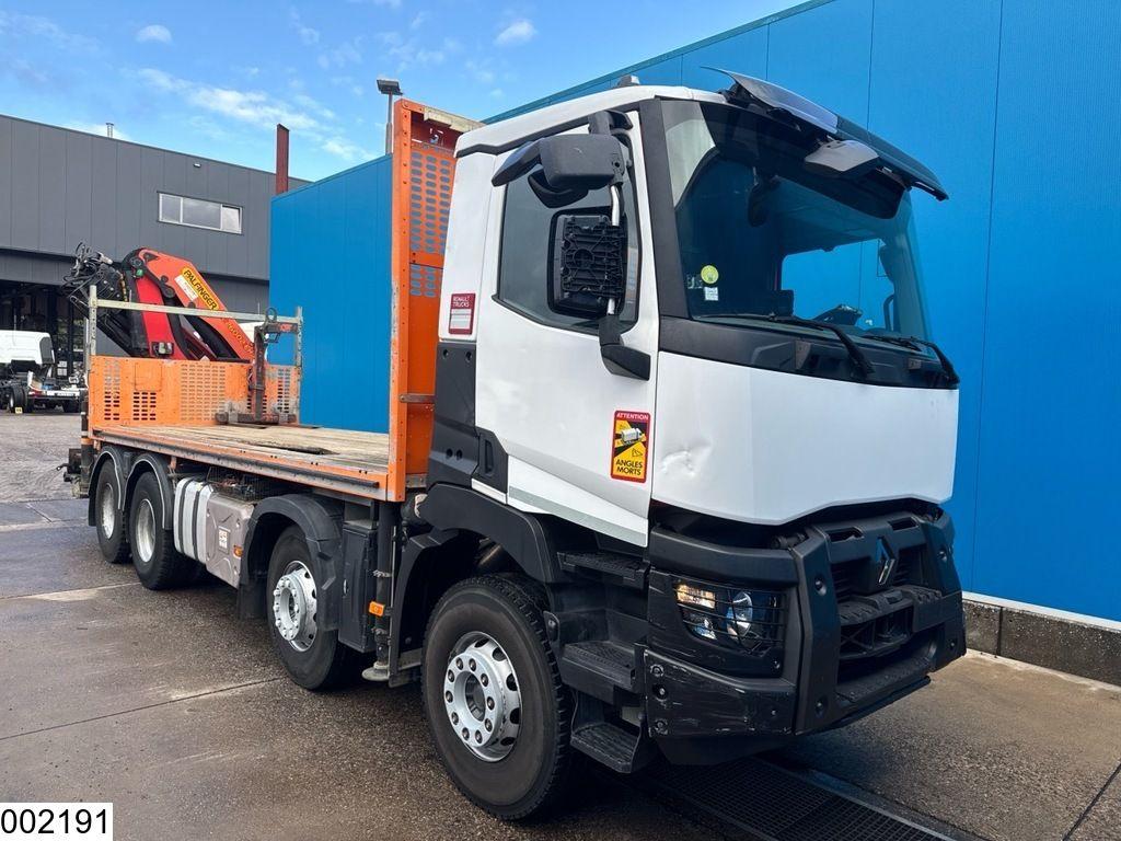 Renault C 430 8x4, EURO 6, Palfinger, Steel suspension