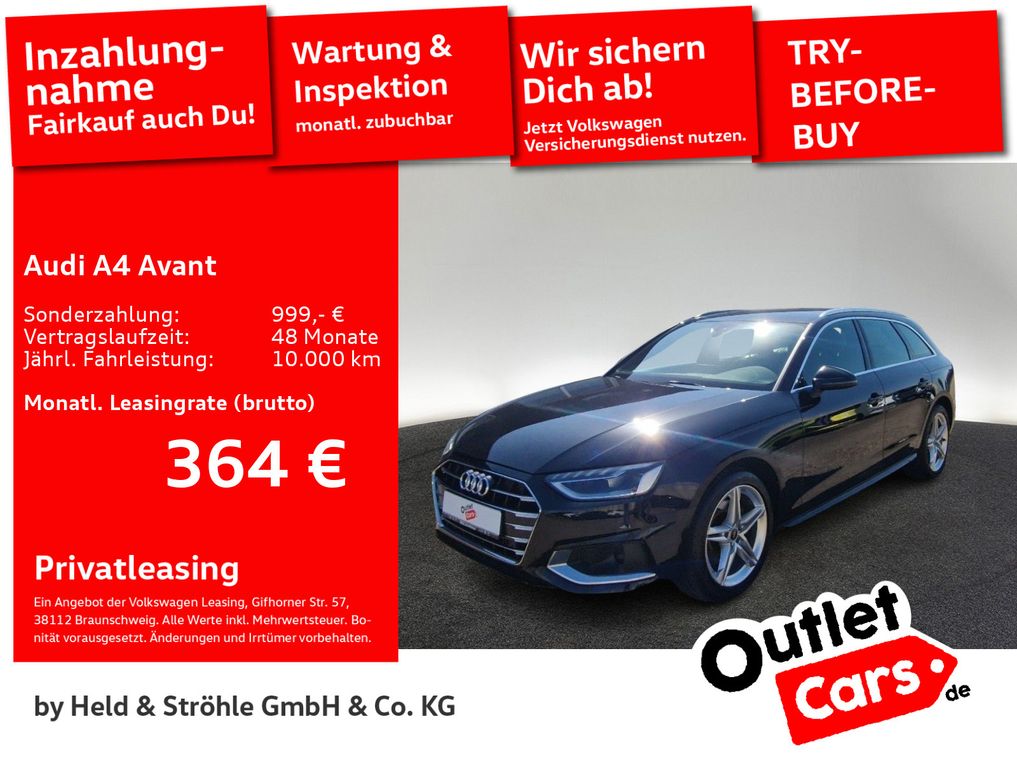 A4 Avant advanced 30 TDI ACC KAM LED NAVI+ SHZ