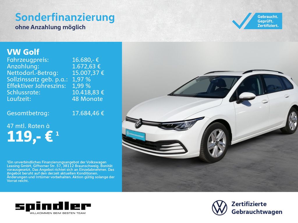Golf VIII Life 2.0 TDI / Navi, CarPlay, LED, SHZ
